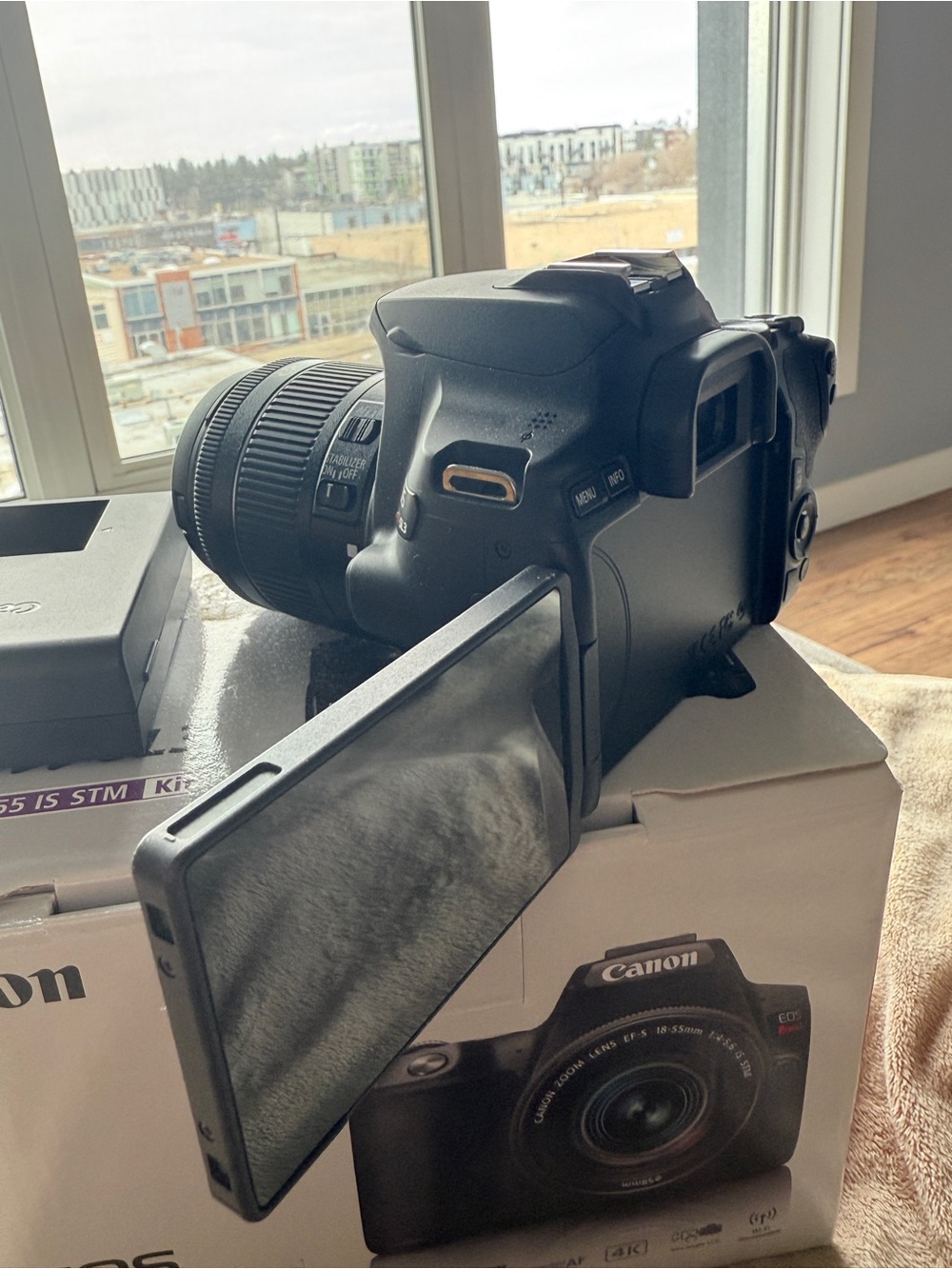 Canon Black DSLR Camera with Articulating LCD